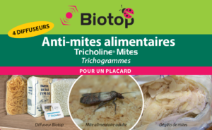 Trichogramme 4 diffuseurs anti-mite alimentaire