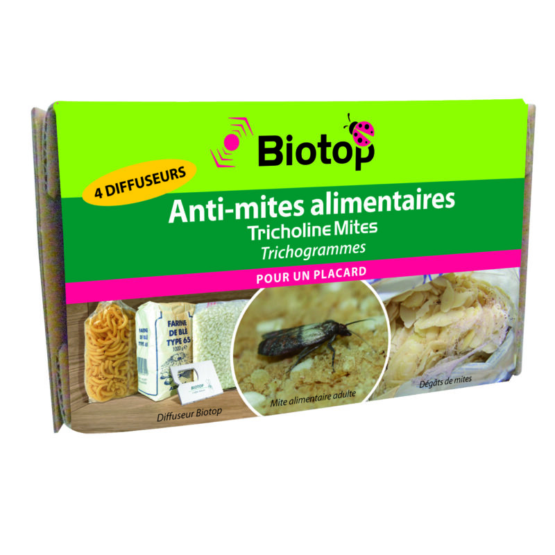 Trichogramme 4 diffuseurs anti-mite alimentaire