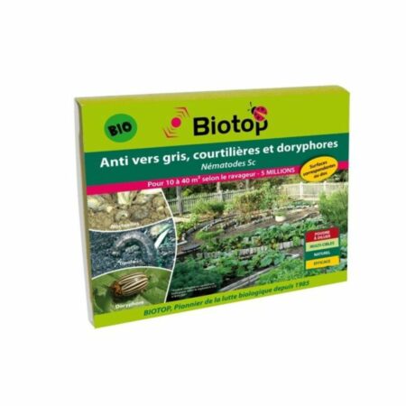 Nématodes Sc 5 Millions, anti vers gris et doryphores : 10 et 40m2 selon le ravageur