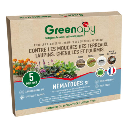 Nématodes Sf anti mouche terreaux, taupins, chenilles