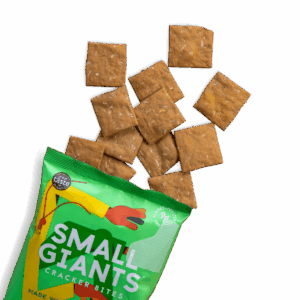 Crackers Apéritifs Protéinés Romarin & Thym Small Giants (80g) – Poudre de Grillon