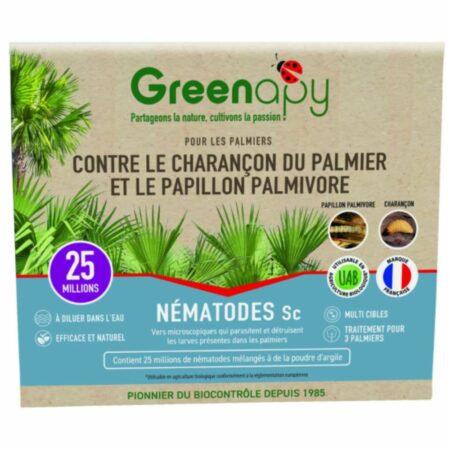 NémaPalmier® - Anti-Charançon Rouge et Papillon du Palmier | Bio