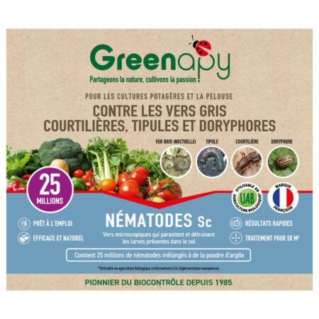 Nématodes Sc 25M - Anti-Doryphores, Vers Gris et Tipules | Bio