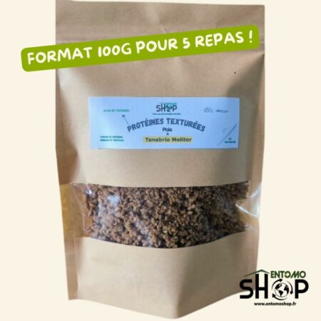 Protéines texturées pois et Tenebrio Molitor une alternative saine et durable à la viande