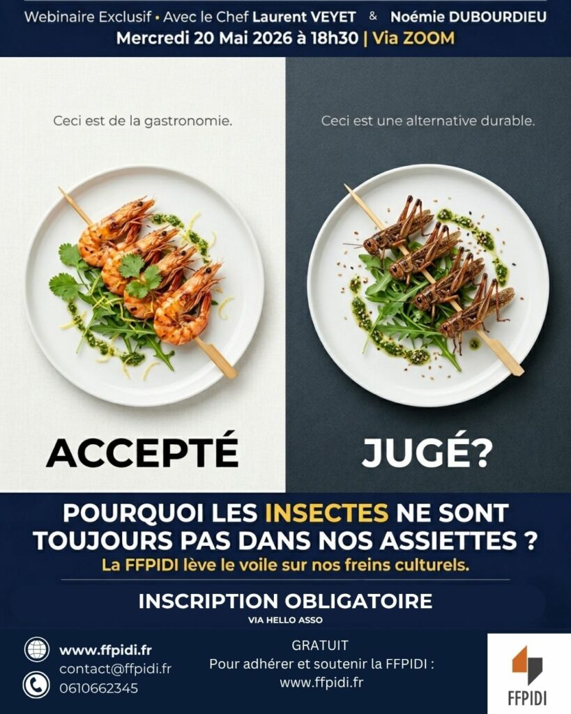 Le Paradoxe de l'Entomophagie en 2026 : Pourquoi l'assiette du futur se fait-elle attendre ? Par Noémie DUBOURDIEU