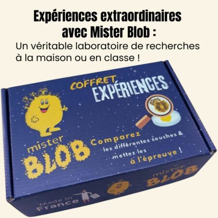 Le kit d'expérimentation scientifique ultime pour tester l'intelligence de Mister blob !