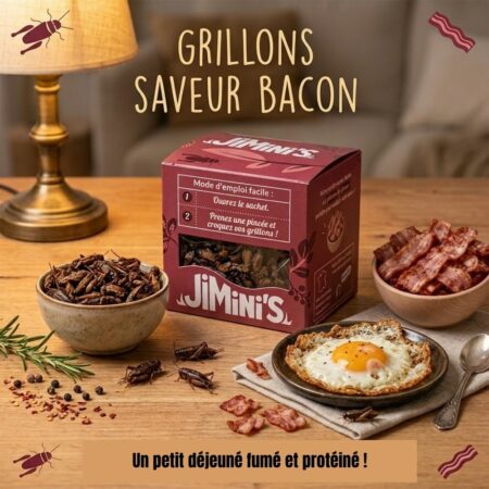 le grillon saveur bacon